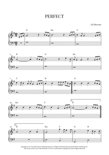 Perfect (arr. Cadenza Editions)