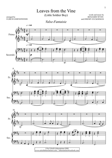 Leaves From The Vine (arr. Ulrich Lehensteiner)