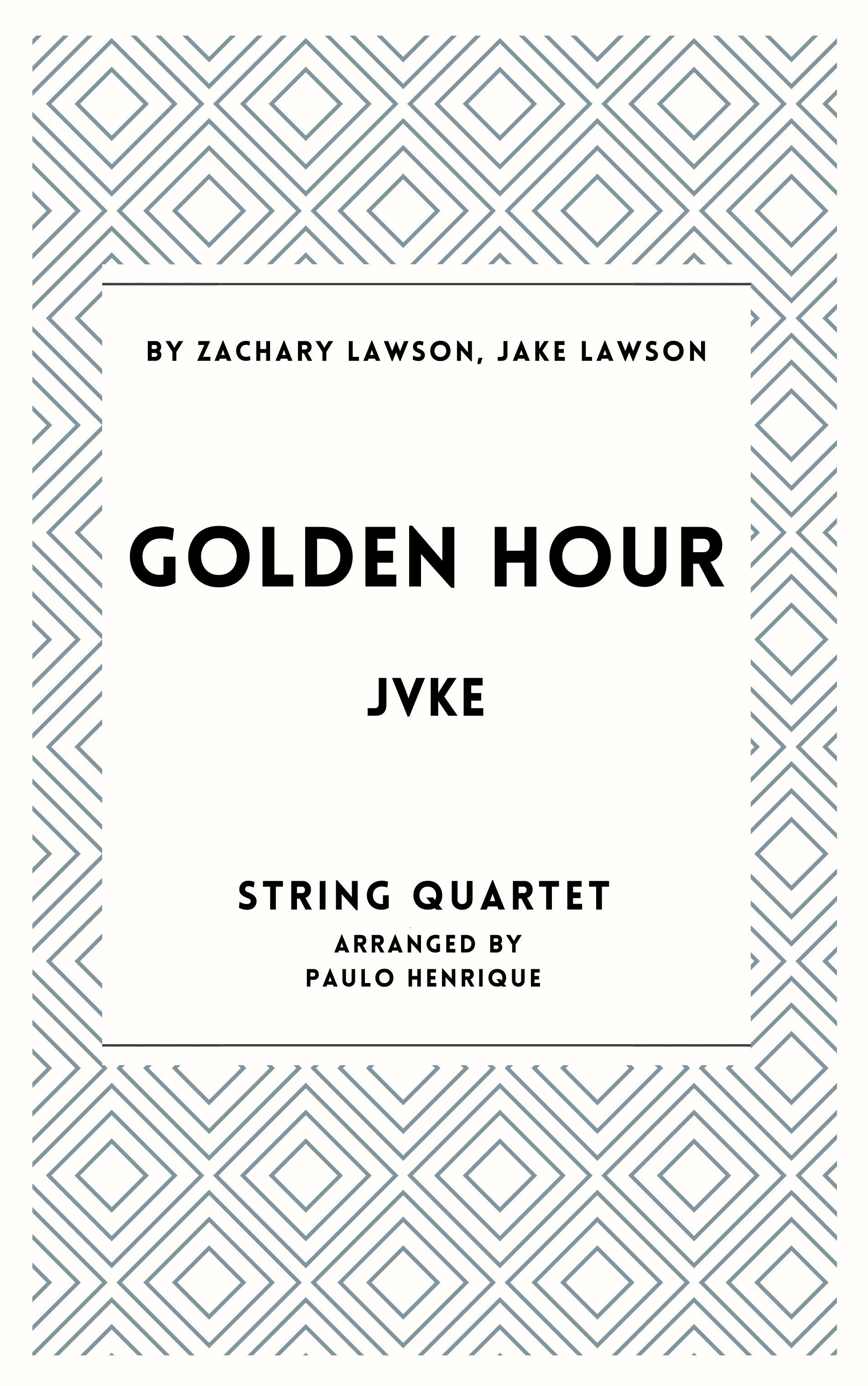 Golden Hour (arr. Paulo Henrique)