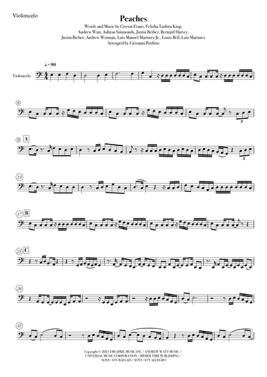 Peaches (arr. Giovanni Porfirio)