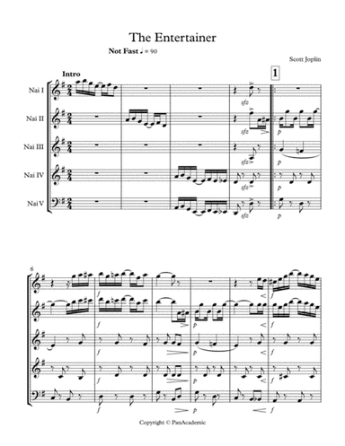 Scot Jopplin - The Enterteiner (arr. Popa Dumitru, Druta Andrei)