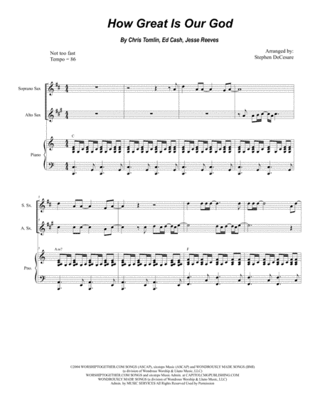 How Great Is Our God (arr. Stephen DeCesare)