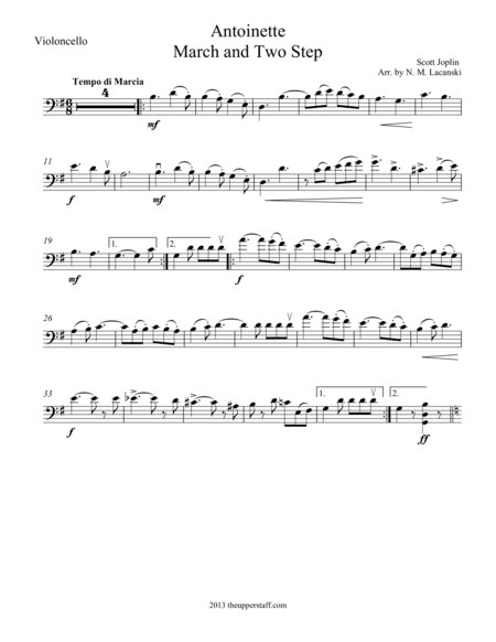 Antoinette (arr. Nick Lacanski)