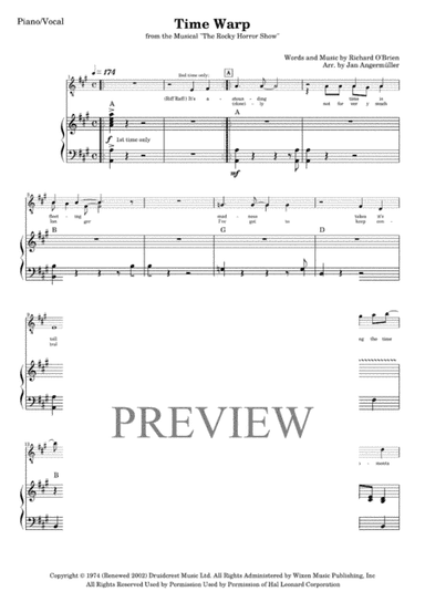 Time Warp (arr. Jan Angermüller)