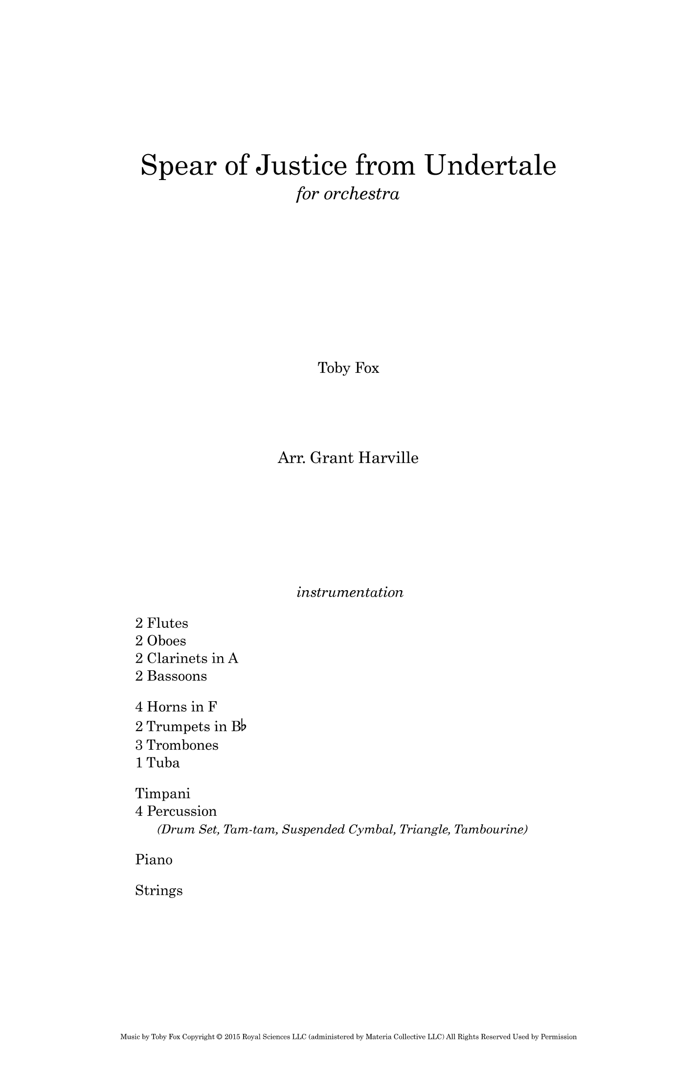 Spear Of Justice (arr. Grant Harville)