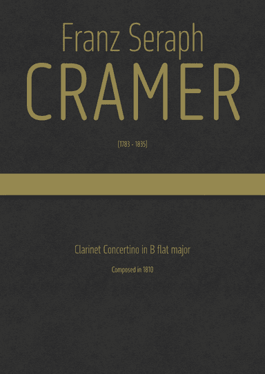 Cramer - Clarinet Concertino in B flat major (arr. J.G. Cucó Barber)