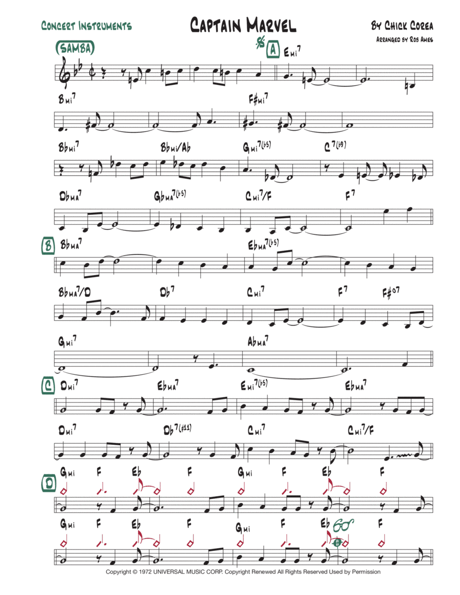 Captain Marvel (arr. Rob Ames)