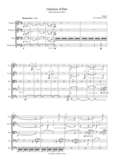 Chariots Of Fire (arr. Johannes Christ)