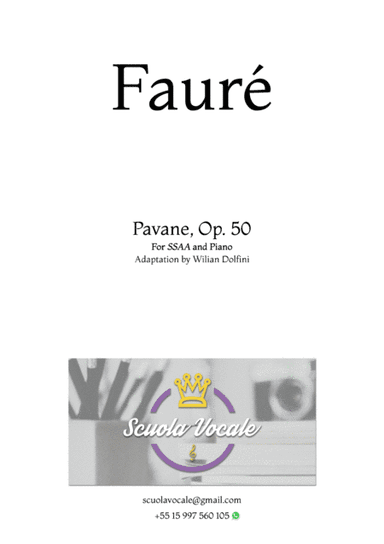 Pavane, Op. 50 - Choir SSAA (arr. Adpt.: Wilian Dolfini)