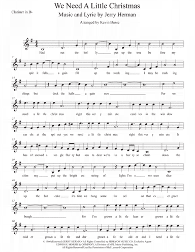 We Need A Little Christmas (arr. Kevin Busse)