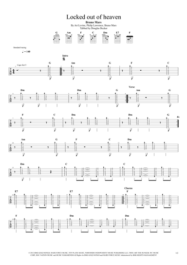 Locked Out Of Heaven (arr. Douglas Becker)