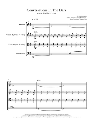 Conversations In The Dark (arr. Sherry Lewis)