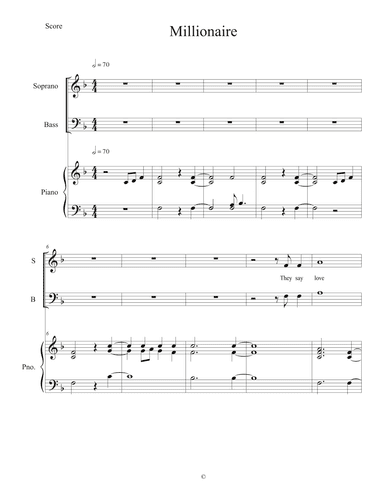 Millionaire (arr. Joe Smrdel)