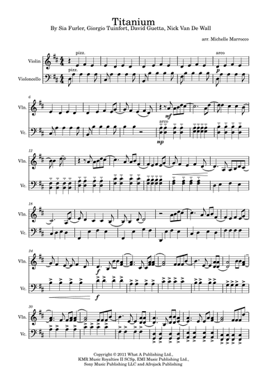 Titanium (arr. Michelle Marrocco)