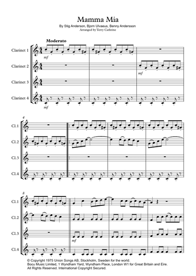 Mamma Mia (arr. Terry Cathrine)