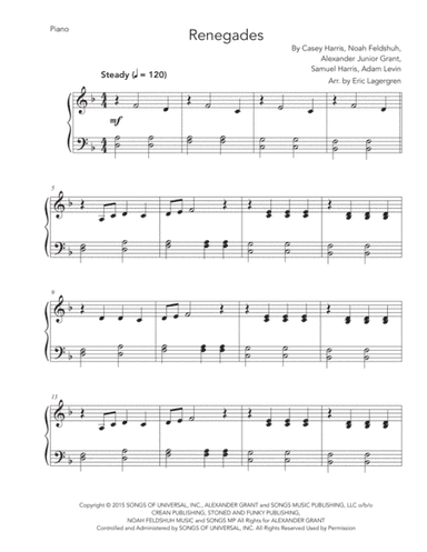 Renegades (arr. Eric Lagergren)