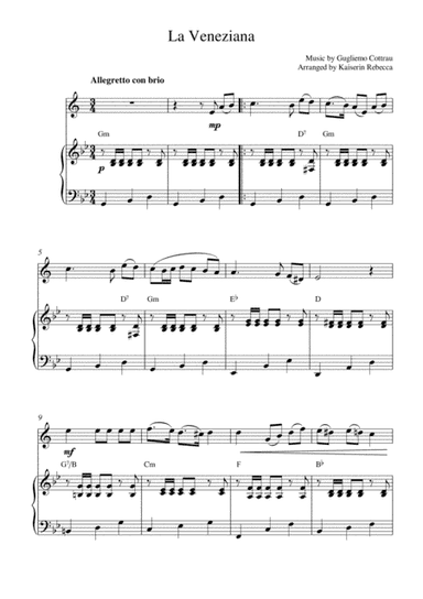 La Veneziana (arr. Kaiserin Rebecca)