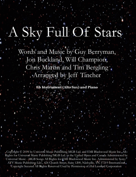 A Sky Full Of Stars (arr. Jeff Tincher)