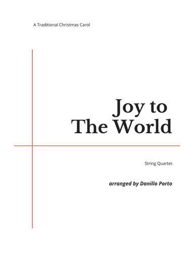 Joy To The World - String quartet (arr. Danillo Porto)