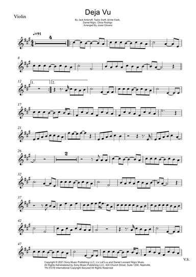 Deja Vu (arr. Josiel Oliveira)