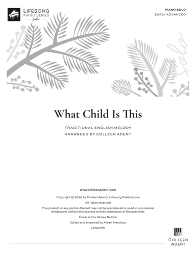 What Child Is This (arr. Colleen Adent)