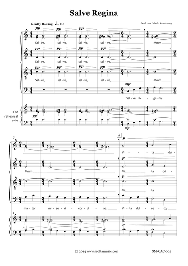 Salve Regina (arr. Mark Armstrong)
