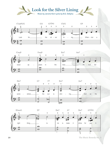 Look for the Silver Lining (arr. Gaili Schoen for UpperHandsPiano.com)