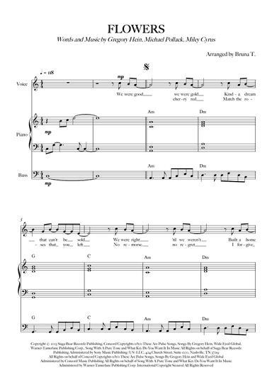 Flowers (arr. Bruna T.)