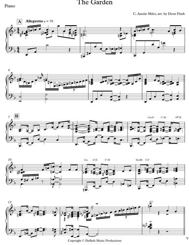 The Garden (arr. Deon Flash)