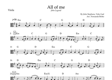All Of Me (arr. Fernando Britto)