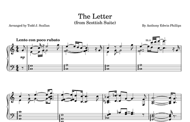 The Letter (arr. Todd J. Scallan)