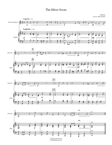 The Silver Swan (arr. Jane Frasier)