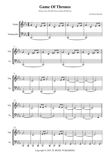 Game Of Thrones (arr. Wesley S. SIlva)