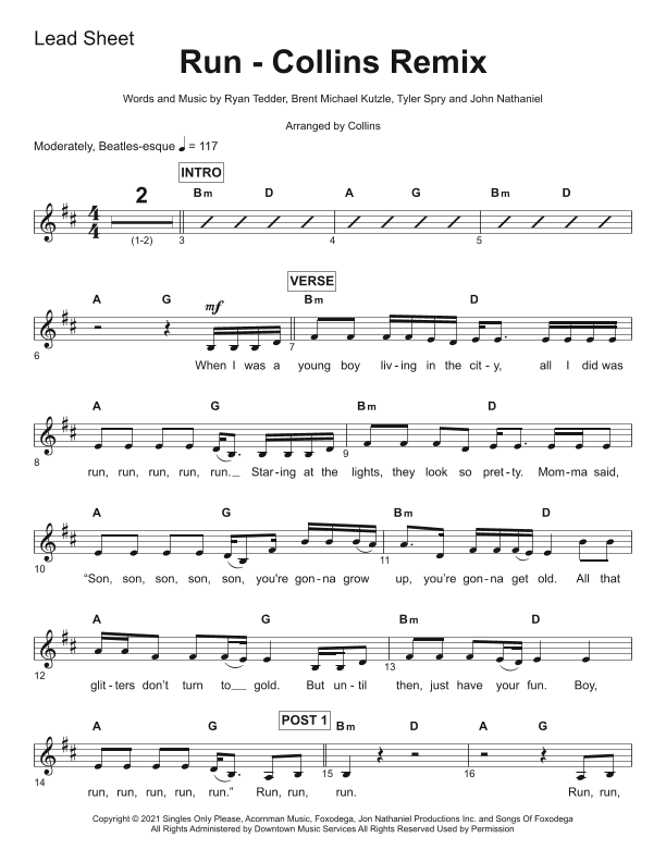 Run (arr. Collins)