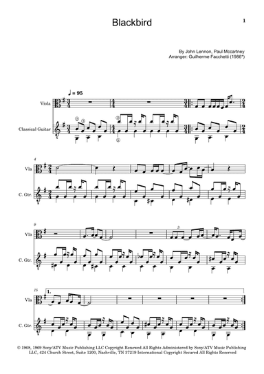 Blackbird (arr. Guilherme Facchetti)