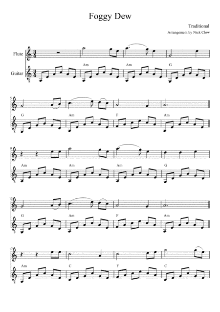Foggy Dew (arr. Nick Clow)
