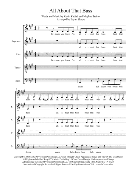 All About That Bass (arr. Bryan Sharpe)