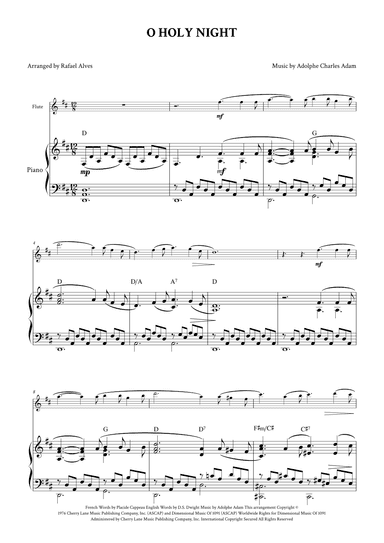 O Holy Night (arr. Rafael Alves)