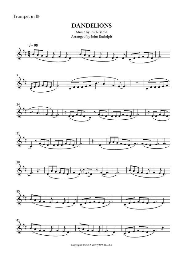 Dandelions (arr. John Rudolph)