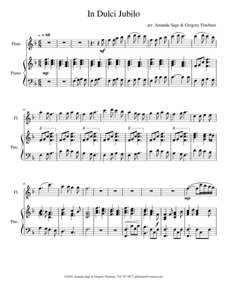 In Dulci Jubilo (Good Christian Friends, Rejoice) (arr. Amanda Sage, Gregory Fincham)