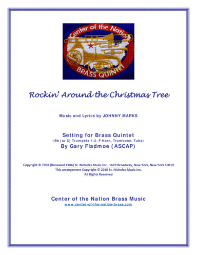 Rockin' Around The Christmas Tree (arr. Gary Fladmoe (ASCAP))