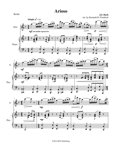 Arioso (arr. Kenneth D. Friedrich)