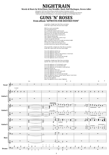Nightrain (arr. from68)