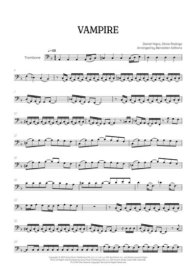 Vampire (arr. Benzaiten Editions)