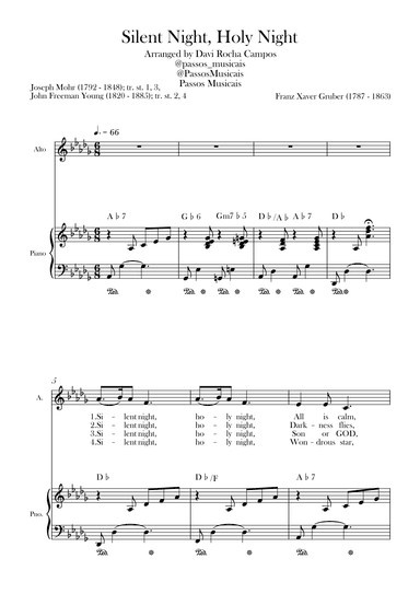 Silent Night, Holy Night (arr. Davi Rocha Campos)