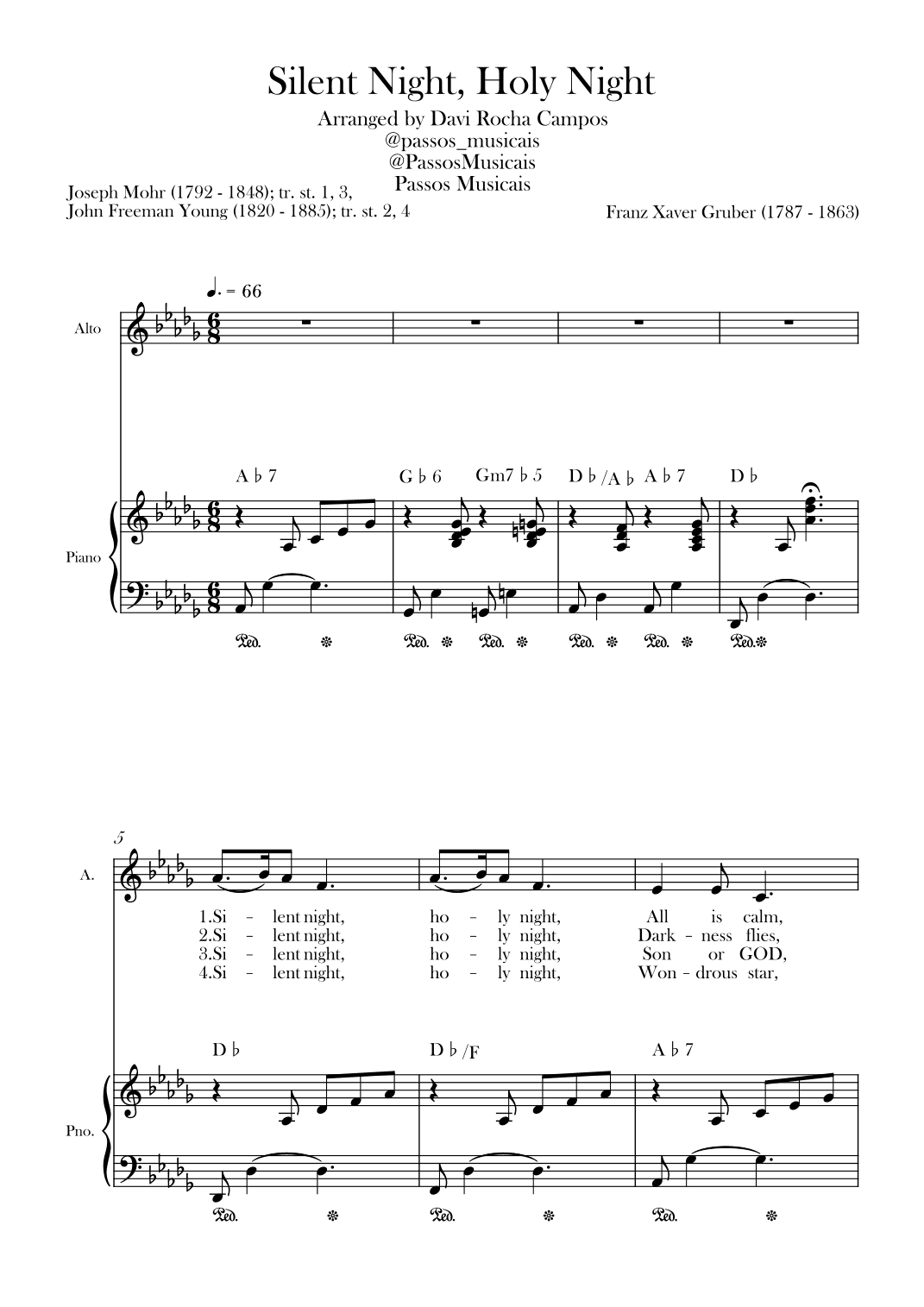 Silent Night, Holy Night (arr. Davi Rocha Campos)