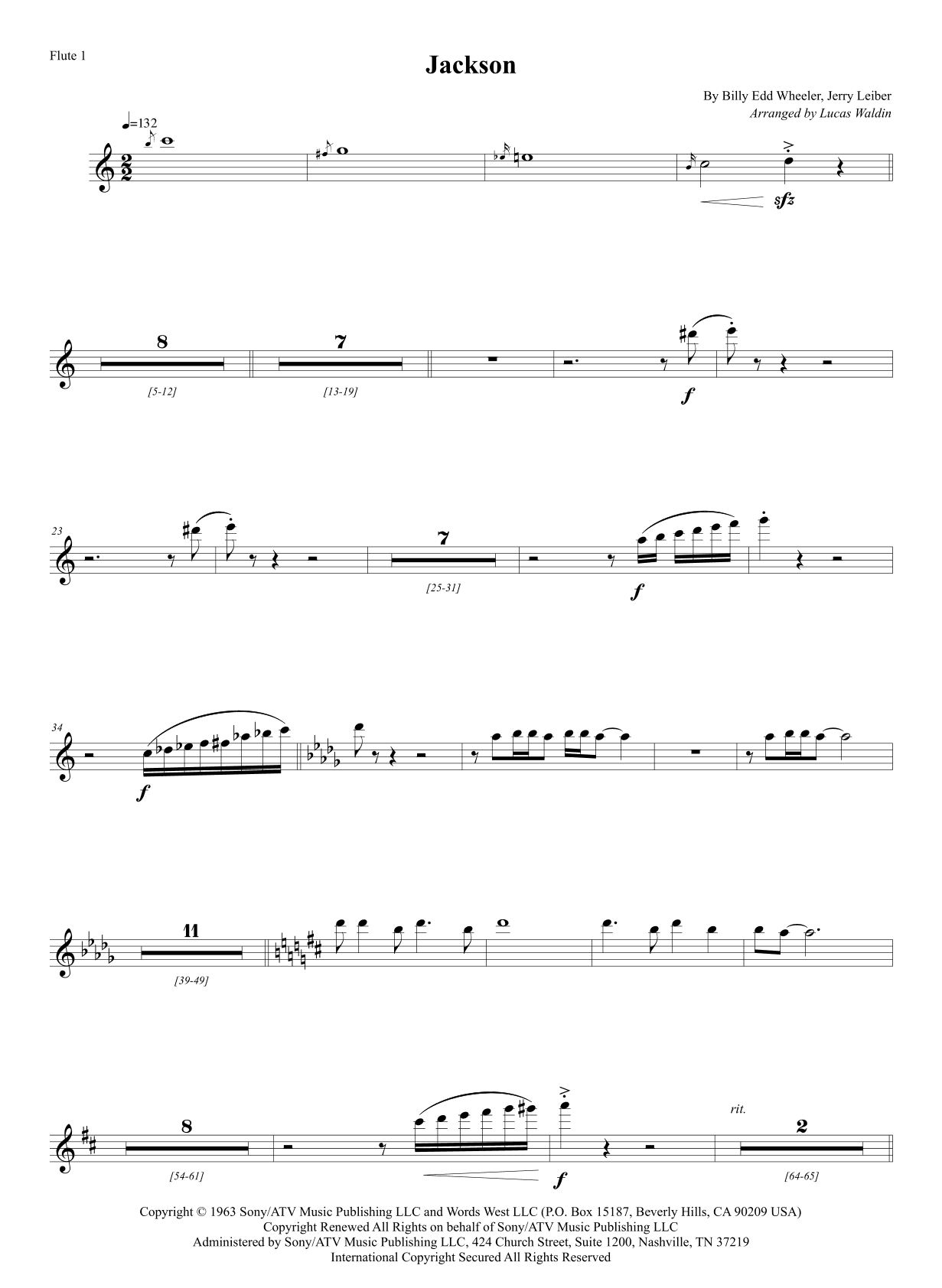 Jackson (arr. Lucas Waldin)