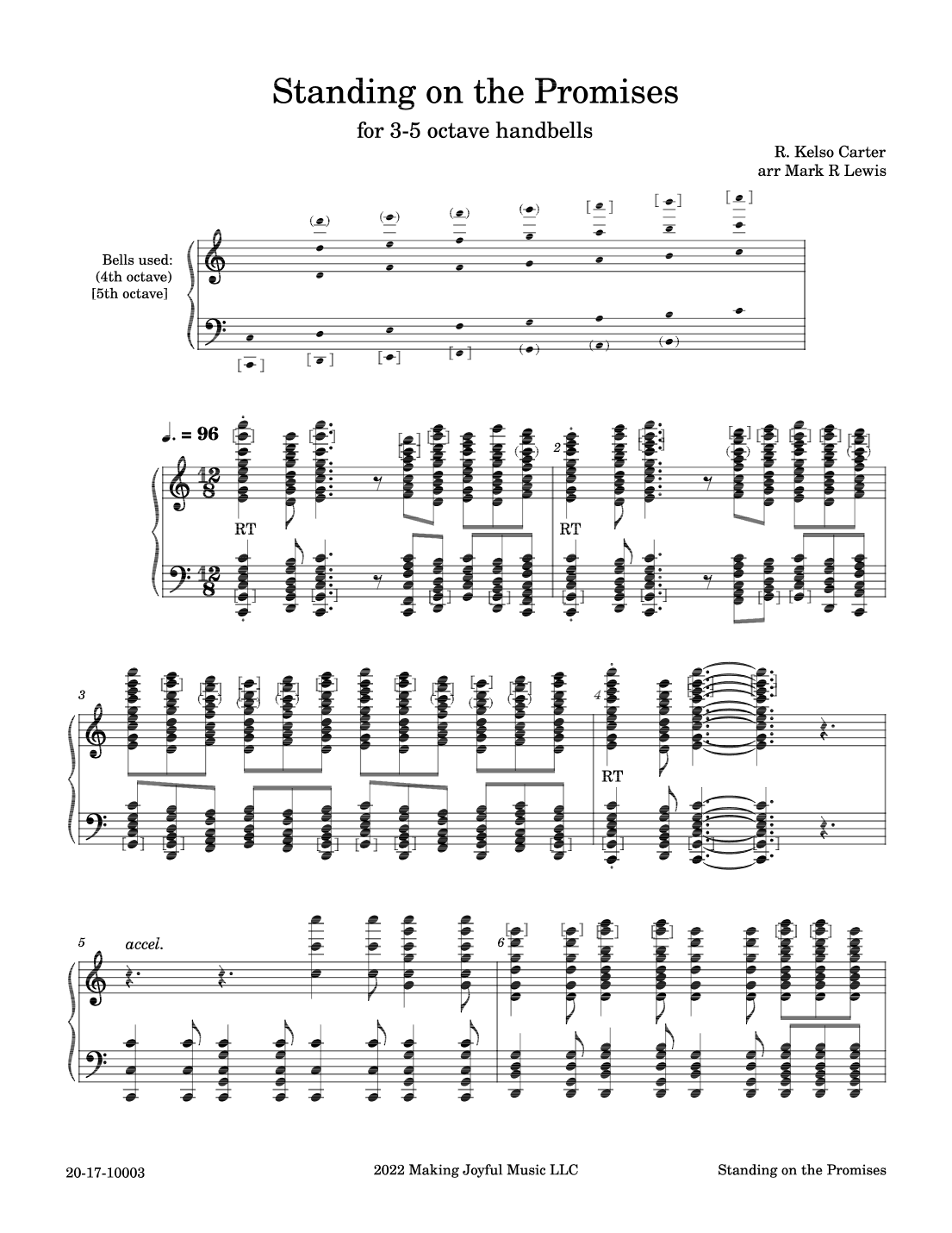 Standing on the Promises (arr. Mark R Lewis)
