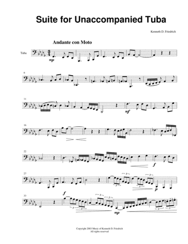 Suite for Unaccompanied Tuba