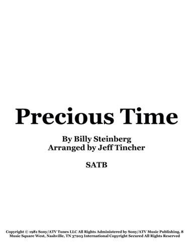 Precious Time (arr. Jeff Tincher)